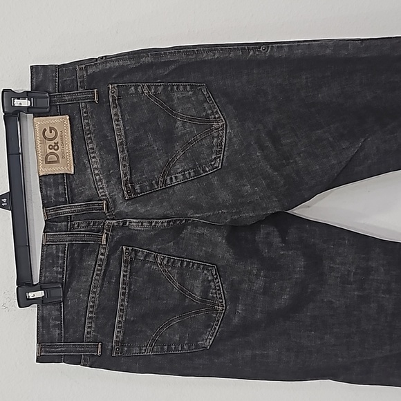D&G DOLCE & GABBANA, Black Jeans Button FlySize unisex 32 (Italian 46) - Picture 14 of 14